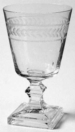 5323-2 Water Goblet by Duncan & Miller