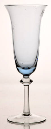 DE1 Blue Fluted Champagne