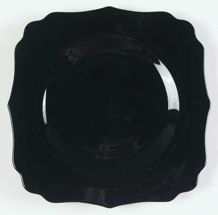 99 Black Luncheon Plate