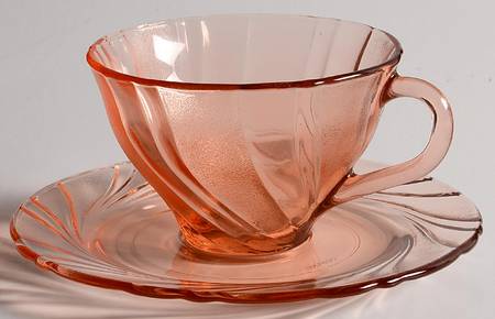 Rivage Pink Cup & Saucer Set