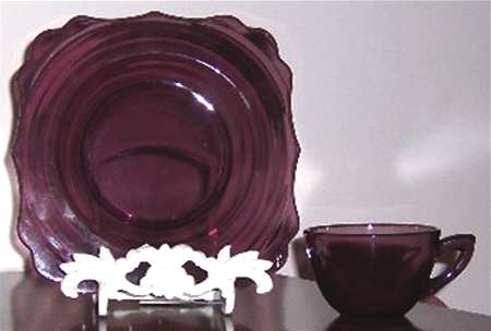 99 Amethyst Cup & Saucer Set