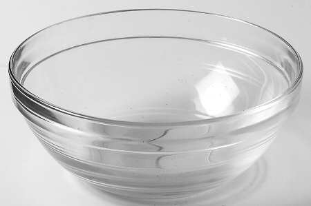 Lys (Wide Band Top & Narrow Rings) 5" Nesting Bowl