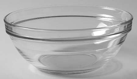 Lys (Wide Band Top & Narrow Rings) 6" Nesting Bowl