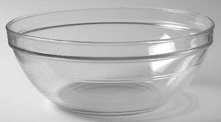 Lys (Wide Band Top & Narrow Rings) 10" Nesting Bowl