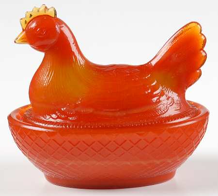 Animals & Figurines Chick on Basket