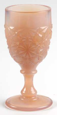 Daisy and Button Crown Tuscan (Opaque Pink) by Degenhart Glass Co
