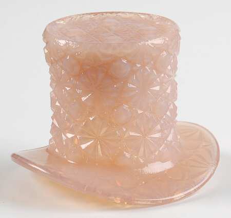 Daisy and Button Crown Tuscan (Opaque Pink) Top Hat Toothpick