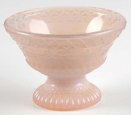 Forget Me Not Crown Tuscan (Opaque Pink) by Degenhart Glass Co