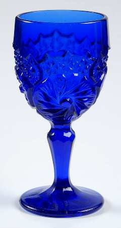 Buzz Saw Cobalt Blue by Degenhart Glass Co
