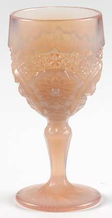 Buzz Saw Crown Tuscan (Opaque Pink) by Degenhart Glass Co