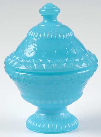 Forget Me Not Blue (Opaque) by Degenhart Glass Co