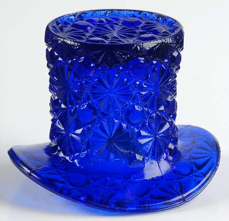 Daisy and Button Cobalt Blue Top Hat Toothpick
