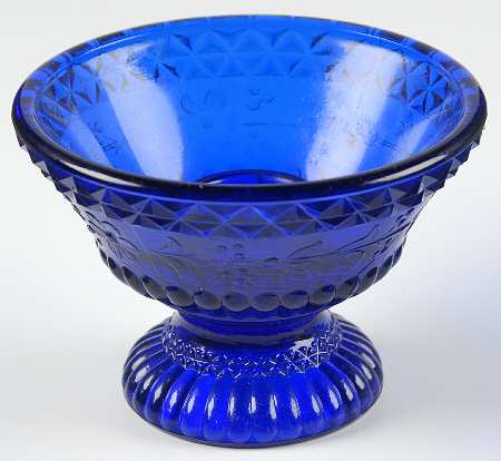 Forget Me Not Cobalt Blue by Degenhart Glass Co