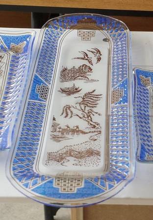 Legend Large Serving Relish Tray by Deerborn Glass Compa