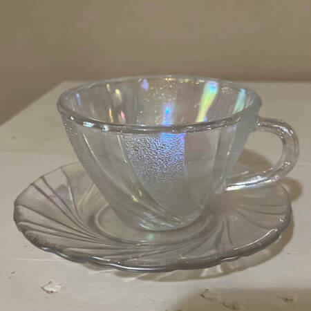 Rivage Clear Cup & Saucer Set