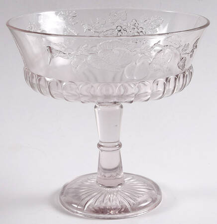 Many Fruits 11" Compote No Lid