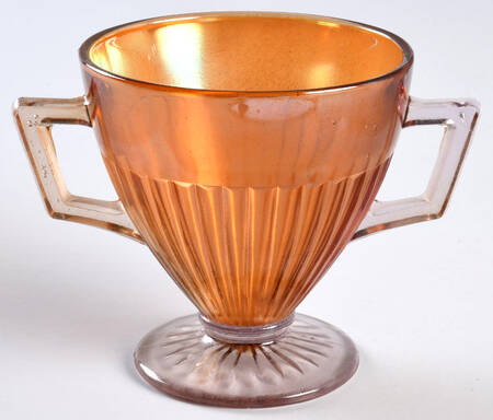 Round Robin (Iridescent) Creamer by Economy Glass Company