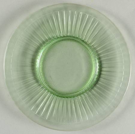 Round Robin Green Bread & Butter Plate