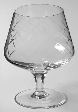 Lady Victoria Brandy Glass