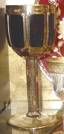 EBC9 Ruby Water Goblet