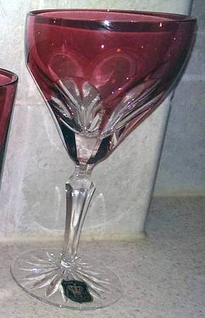 EBC18 Cranberry Water Goblet
