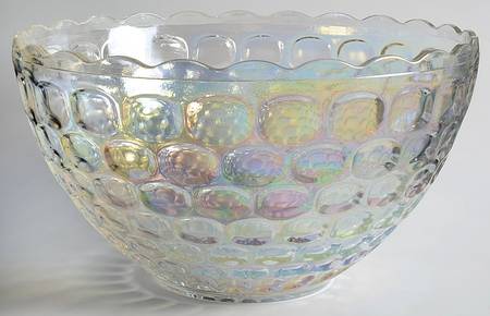 Colonial (Iridescent) Punch Bowl