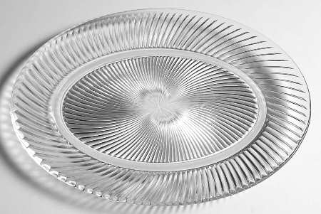 Diana Clear 11" Oval Platter