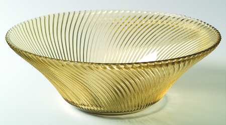 Diana Amber 11" Large Fruit Bowl