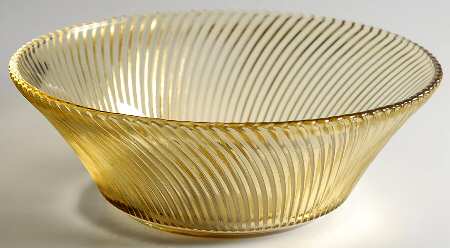 Diana Amber 9" Salad Bowl