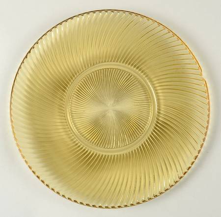 Diana Amber 11" Sandwich Plate