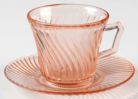 Diana Pink Cup & Saucer Set