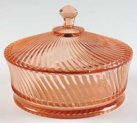 Diana Pink Candy Jar & Lid