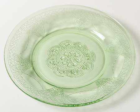 Georgian Green Bread & Butter Plate
