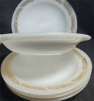 Golden Harvest Rim Soup Bowl