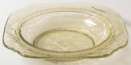 Madrid Amber Round Butter Dish No Lid