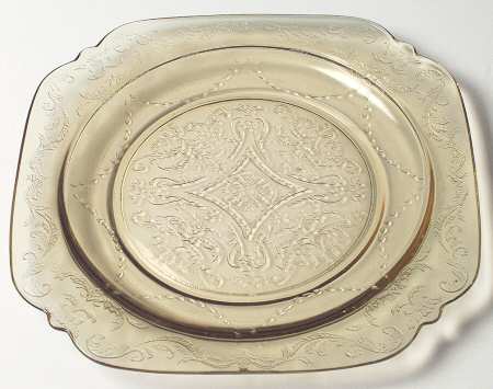 Madrid Amber Luncheon Plate