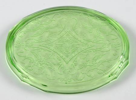 Madrid Green Round Hot Plate