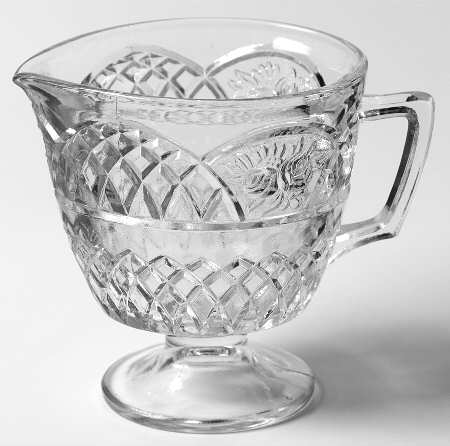 Mayfair Clear Footed Creamer