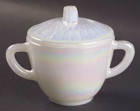 Moonglow (Iridescent) Sugar Bowl & Lid