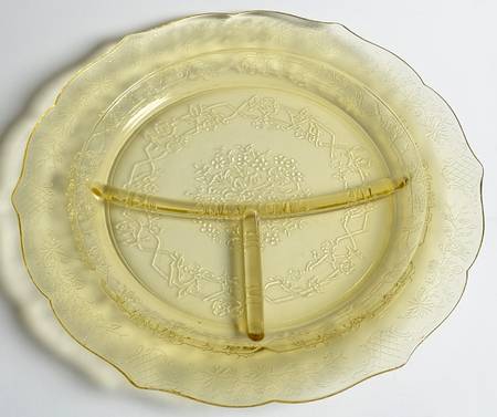 Normandie Amber Grill Plate