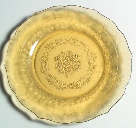 Normandie Amber Luncheon Plate