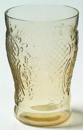 Normandie Amber 9 Oz Flat Tumbler