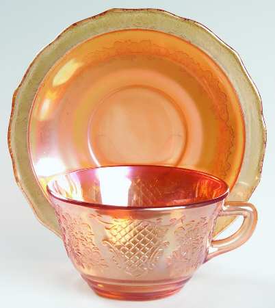 Normandie (Iridescent) Cup & Saucer Set