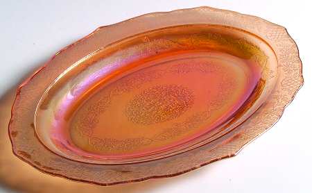 Normandie (Iridescent) 11" Oval Platter