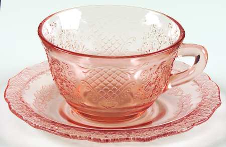 Normandie Pink Cup & Saucer Set