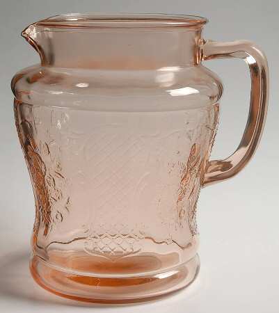 Normandie Pink 80 Oz Pitcher