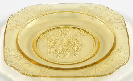 Parrot Amber Bread & Butter Plate
