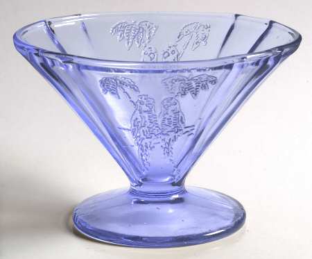 Parrot Blue by Federal Glass 