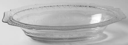 Patrician Clear 10" Oval Vegetable Bowl