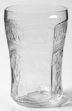 Patrician Clear 9 Oz Flat Tumbler